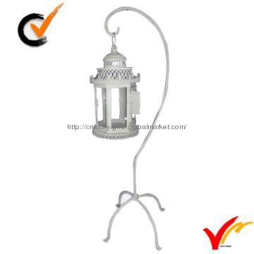 Antique metal hanging lantern lamps with stand