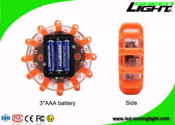 Plastic Emergency Disc LED Warning Light