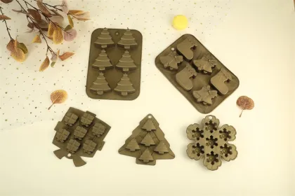 Silicone Christmas snowflake cake mold