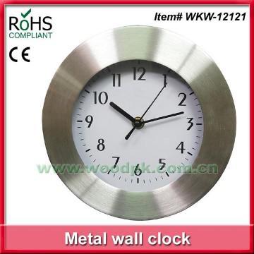 Metal wall clock