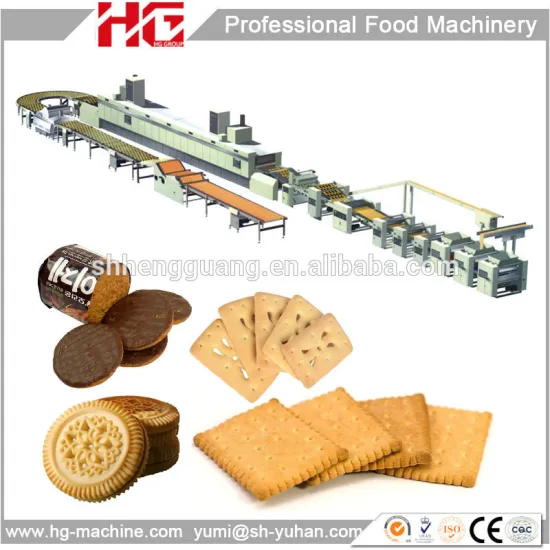 HG 500Kg per hour automatic sandwich biscuit making machine