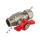 Butterfly brass ball valves