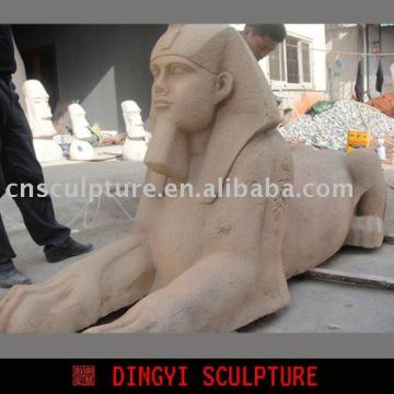 Fiberglass Sphinx sculpture