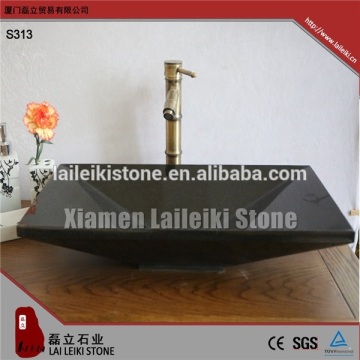 Simple and practical black granite marble vanity basin