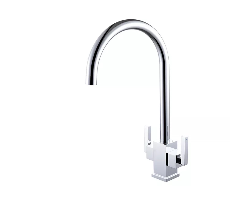 360 Degree Twin Handle Kitchen Faucet