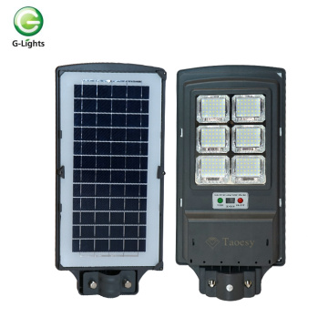 Outdor Ip65 100W 150W Todo en uno Luz de carretera LED solar