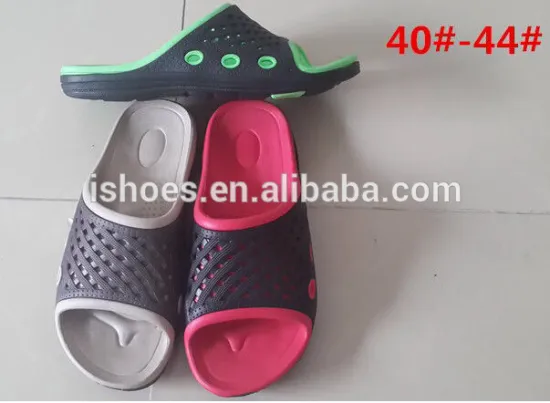 wholesales latest men eva injection beach slippers