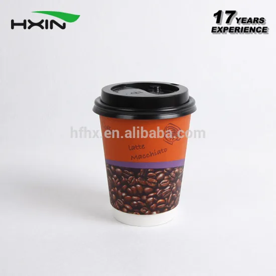 12oz double wall hot drinks disposable customized juice paper cup