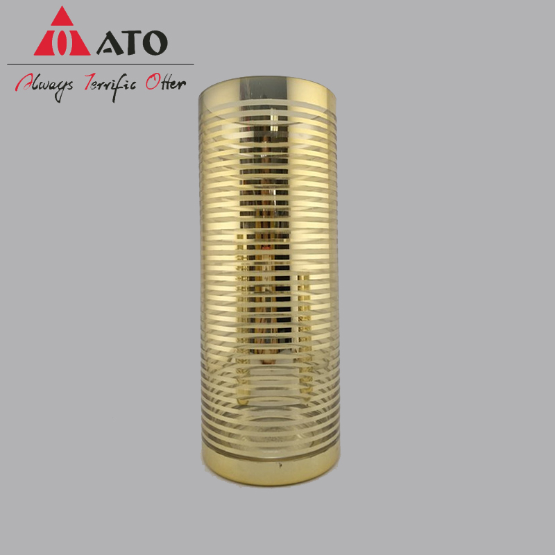 ATO Electroplate Product Plating Gold Flower Vase