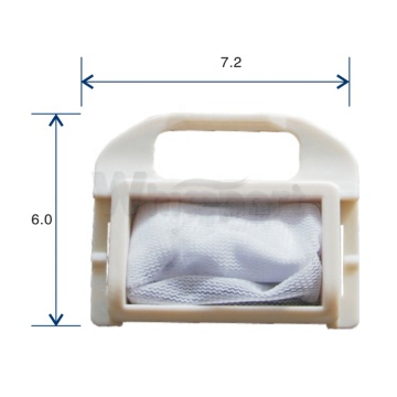 ABS Material Washing Machine Filter for Samsung: 72*60mm Mesh Bag in White Color at Wholesale Prices