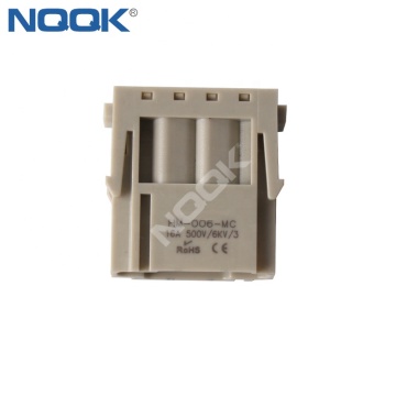6pin Male-Female Aviation Plug Connector - HM Module 16A 500V