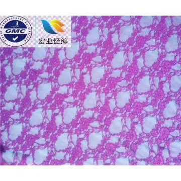 Comfortable Flower Spandex Nylon Lace Fabric