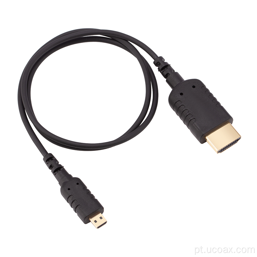 Cabo HDMI tipo A para micro HDMI