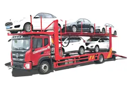 Dongfeng 5 Units Double Deck Car Carrier Trailer