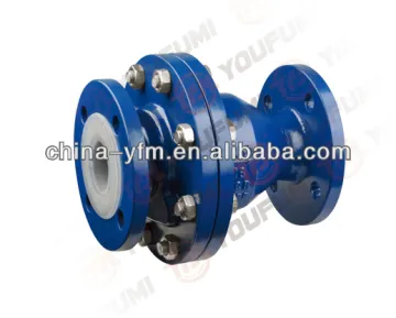 PFA lined swing check valve Flange Type