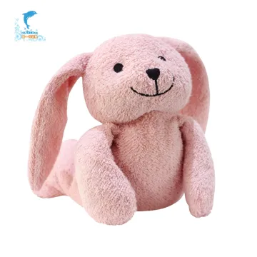 Long Ear Stuffed Bunny Plush Toy health rabbit Doll with natural corn built-in