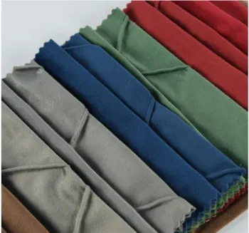 Warp Knitted Suede bonded loop velvet for furniture