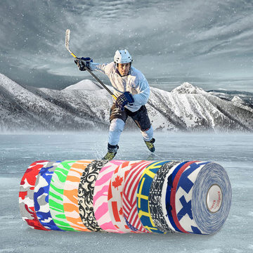 1pc Multicolor Anti-skid Ice Hockey Rod Tape Printed Badminton Pole Bandages Sports Supplies