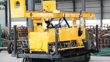 QY-200 crawler mounted Multifunctional portable Air and water drilling rig