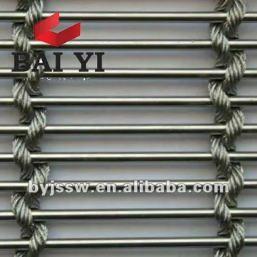 Metallic mesh decorative metal screen mesh