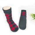 Anti Slip Chenille Thermal Long Plush Slipper Socks