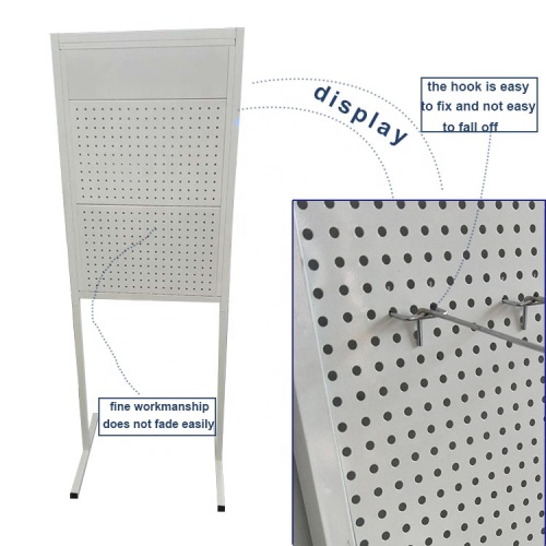 Retail Store Pegboard Display Rack for Hanging Items
