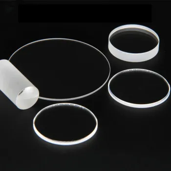 Transparent UV-Grade Fused Silica Optical Disc