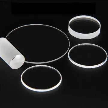 Transparent UV-Grade Fused Silica Optical Disc