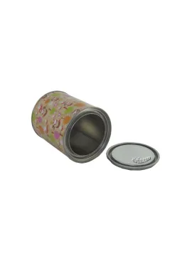 herbal tea tin, rooibos tea caddy, tin tea chest