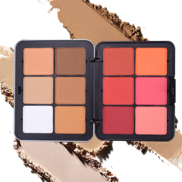 Private Label Makeup Palette: Highlighter, Bronzer, Blush & Contour