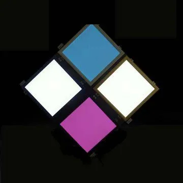 Have remote control that you can change color and dimmer RGB LED grow light panel