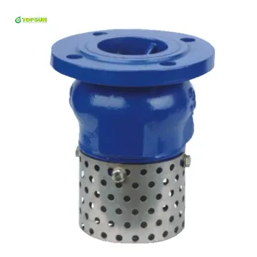 Ductile iron water pump flanged Foot Valve with strainer/GGG50/Foot Valve/bottom valve/strainer