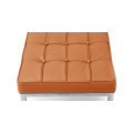 Florence Knoll Banc Mid Century Modern Leather Chaise