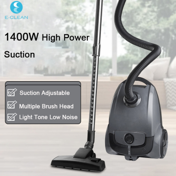 Cyclone Canister Vacuum Cleaner 700-2000W for Carpet and Floor with Dust Bag