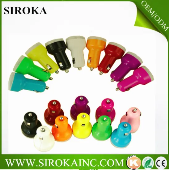 Portable fast charger usb 5V 2100MA car charger with CE ROHS approved for cellphone