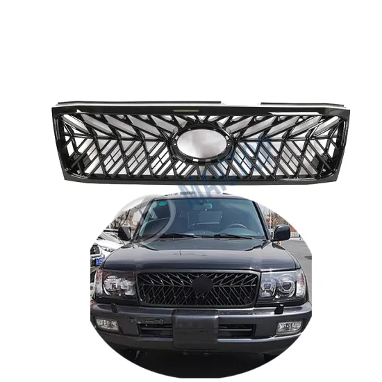 MAICTOP ABS Front Bumper Grille for Land Cruiser 100 Series LC100/FJ100/TRD Style