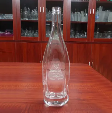 super flint glass cork costom shaped bottle bottles glass 700 ml for spirits