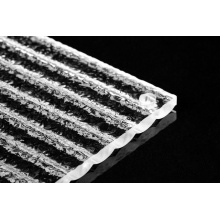 Textured acrylic sheet with strong plasticity