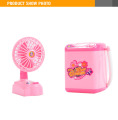 Kinderen Mini kunststof B/O wasmachine & Fan