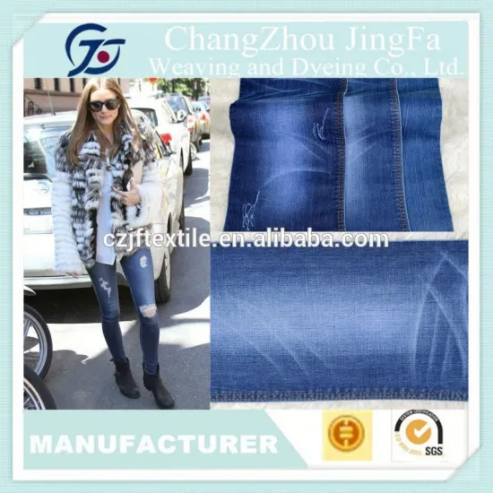 JF-V948 cotton spandex stripe denim black fabric for shirt