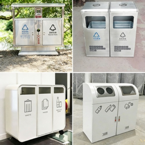 Customized Metal Trash Can for Outdoor Commercial Areas Dumpster