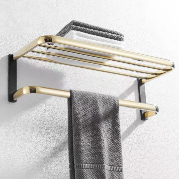 HONGDEC Modern Stainless Steel Wall-Mounted Bathroom Accessory Kit