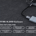 Flash SSD için USB3.1 NVME M.2 SSD Muhafaza