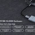 USB3.1 NVME M.2 SSD Flash SSDのエンクロージャー