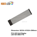 Visor de grade de LED de transparência ao ar livre P16