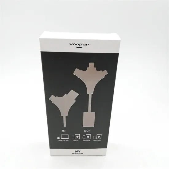 Custom Reverse Two Tuck End Black Gift Box