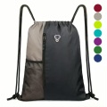 Nylon polyester backpack drawstring duffle/ gym/ sports bag