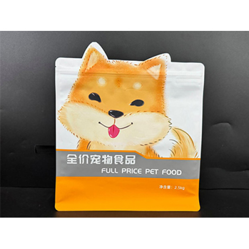 ペットフード保管用の耐久性のある紙プラスチック包装