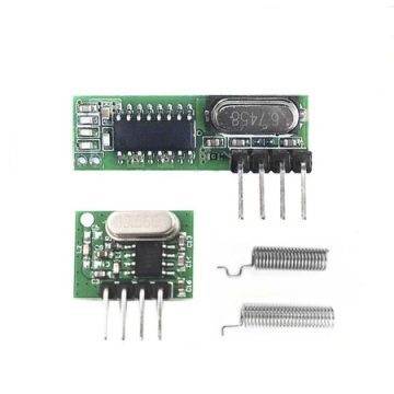 433 MHz SuperHeterodyne RF Receiver and Transmitter Module - DIY Wireless Remote Kit