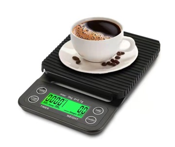 Stylish Compact Digital Kitchen Scale - Precise Coffee and Food Balance (5KG)